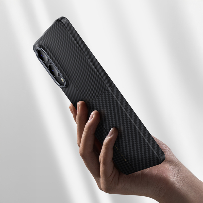 Galaxy S25 Edge Case M-safe Charging Carbon Fiber Benks Montage ArmorAir Kevlar Cover - 8