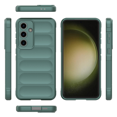Galaxy S25 FE Case Flexible TPU Hollow Back Surface Design Zore Etnik Silicone Cover - 9