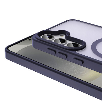 Galaxy S25 FE Case M-safe Charging Feature Matte Back Surface Zore Sio Cover - 13