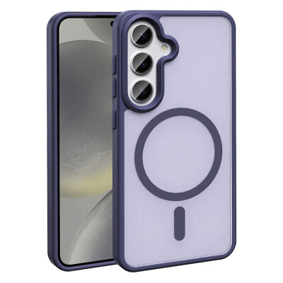 Galaxy S25 FE Case M-safe Charging Feature Matte Back Surface Zore Sio Cover - 5