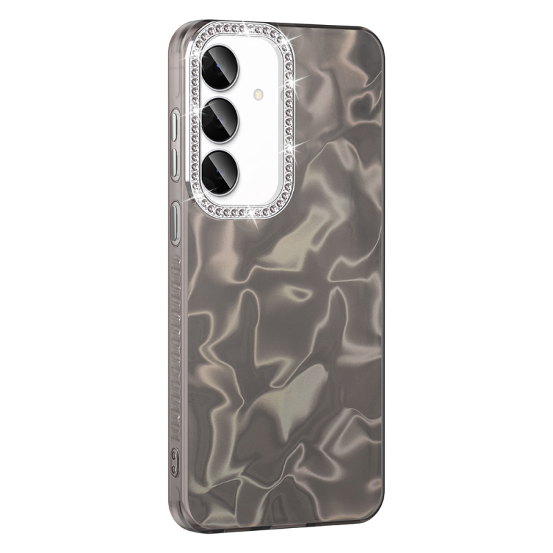 Galaxy S25 FE Case with Airbag, Shiny Stone Detail Design, Zore Esila Cover - 9