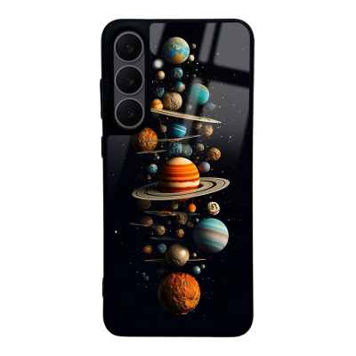 Galaxy S25 FE Case with Camera Protection, Patterned Zore Lusi Cover - 5