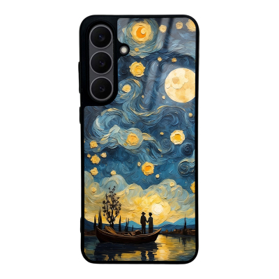 Galaxy S25 FE Case with Camera Protection, Patterned Zore Lusi Cover - 6