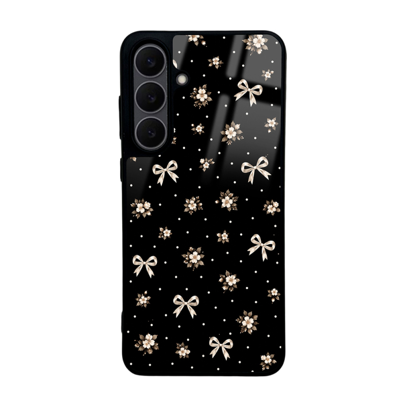 Galaxy S25 FE Case with Camera Protection, Patterned Zore Lusi Cover - 8