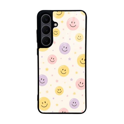 Galaxy S25 FE Case with Camera Protection, Patterned Zore Lusi Cover - 12