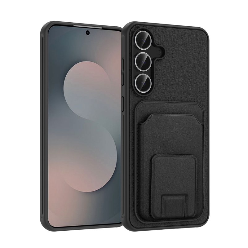 Galaxy S25 FE Case with Card Holder TPU Zore Bikart Cover - 8