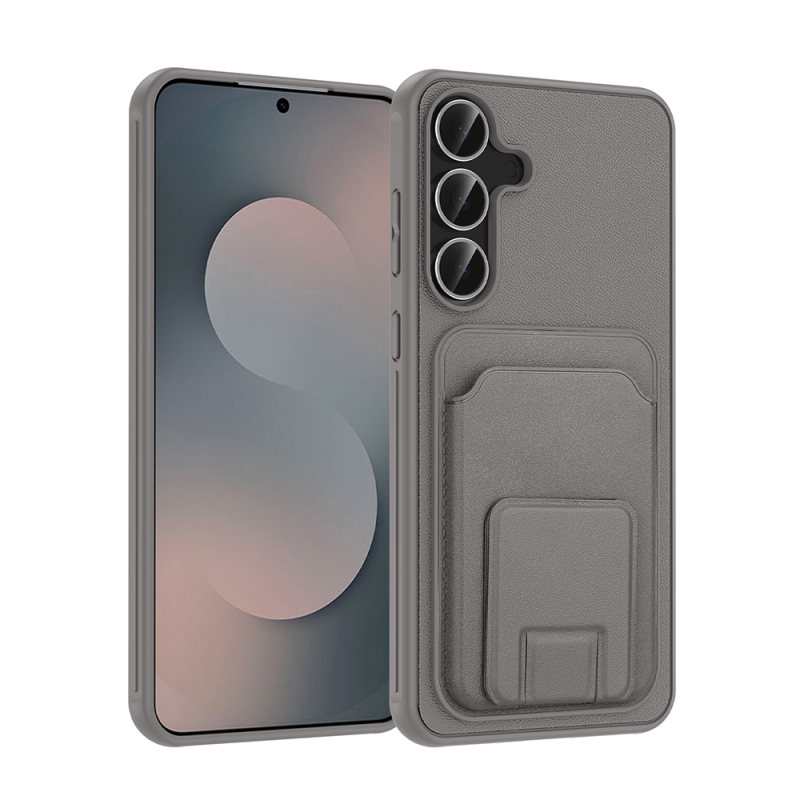 Galaxy S25 FE Case with Card Holder TPU Zore Bikart Cover - 5