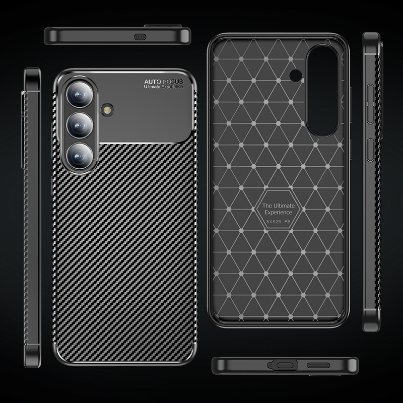 Galaxy S25 FE Case Zore Negro Silicone Cover - 7