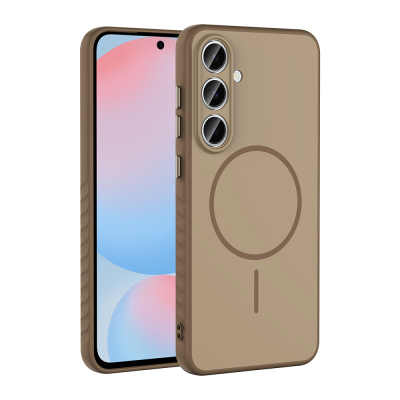 Galaxy S25 FE Case Zore Tea Cover with M-safe Charging Feature - 1