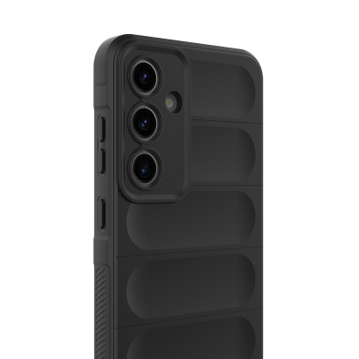 Galaxy S25 FE Kılıf Esnek TPU Oyuklu Arka Yüzey Tasarımlı Zore Etnik Silikon Kapak - 14