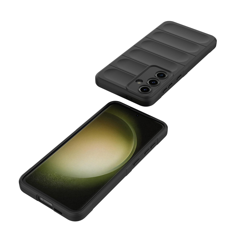 Galaxy S25 FE Kılıf Esnek TPU Oyuklu Arka Yüzey Tasarımlı Zore Etnik Silikon Kapak - 22