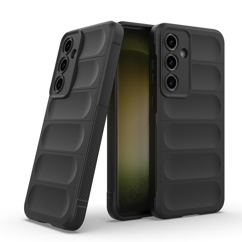Galaxy S25 FE Kılıf Esnek TPU Oyuklu Arka Yüzey Tasarımlı Zore Etnik Silikon Kapak - 12