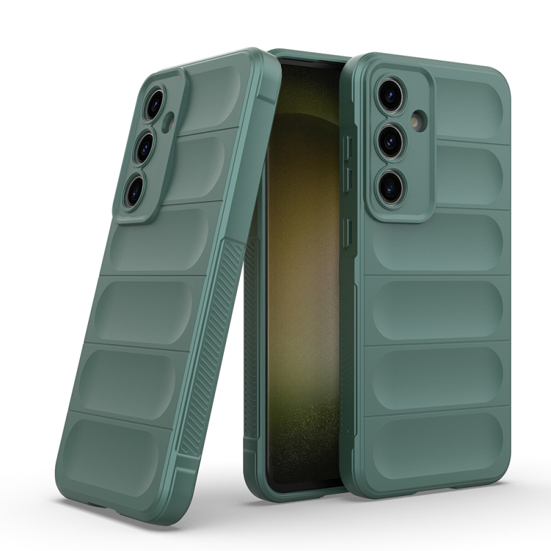 Galaxy S25 FE Kılıf Esnek TPU Oyuklu Arka Yüzey Tasarımlı Zore Etnik Silikon Kapak - 11
