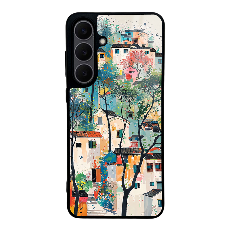 Galaxy S25 FE Kılıf Kamera Korumalı Desenli Zore Lusi Kapak - 1