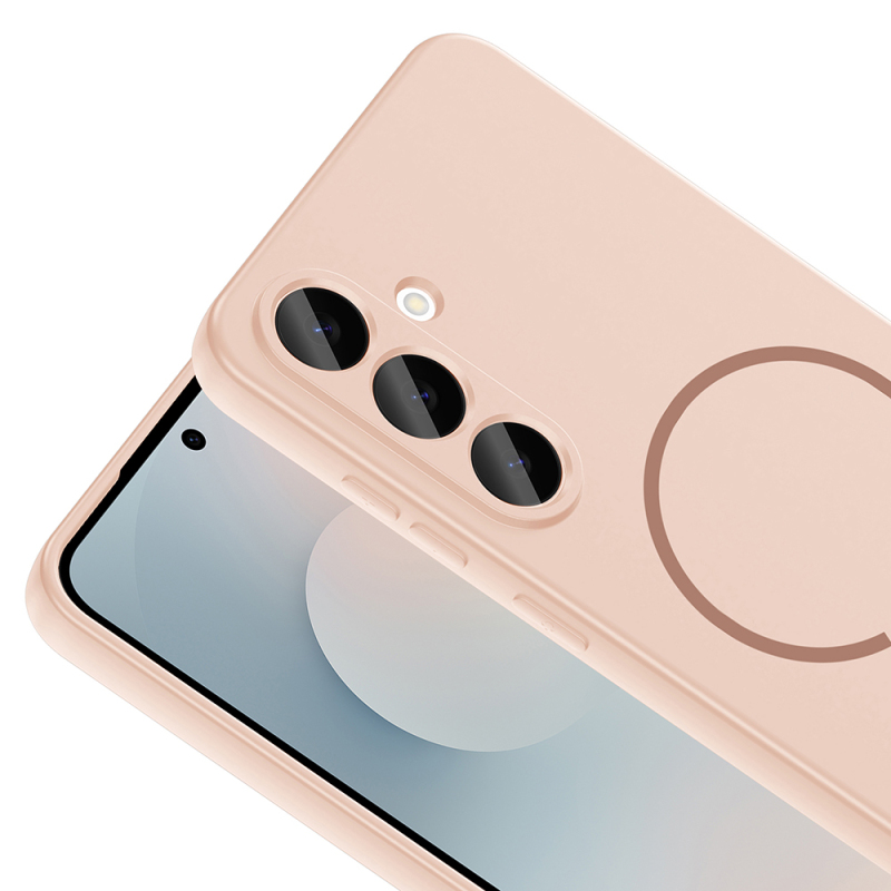 Galaxy S25 FE Kılıf M-safe Şarj Özellikli Zore Meta Kapak - 19