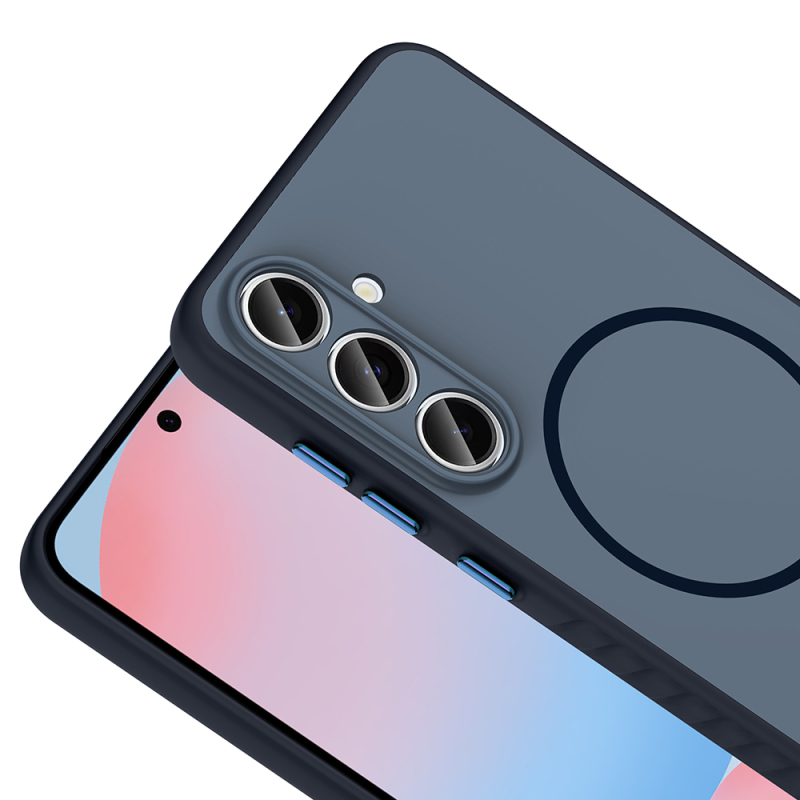 Galaxy S25 FE Kılıf M-safe Şarj Özellikli Zore Tea Kapak - 9