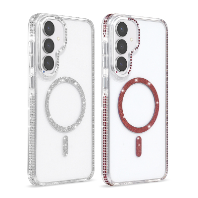 Galaxy S25 FE Kılıf M-safe Şarj Özellikli Zore Tera Silikon Kapak - 3