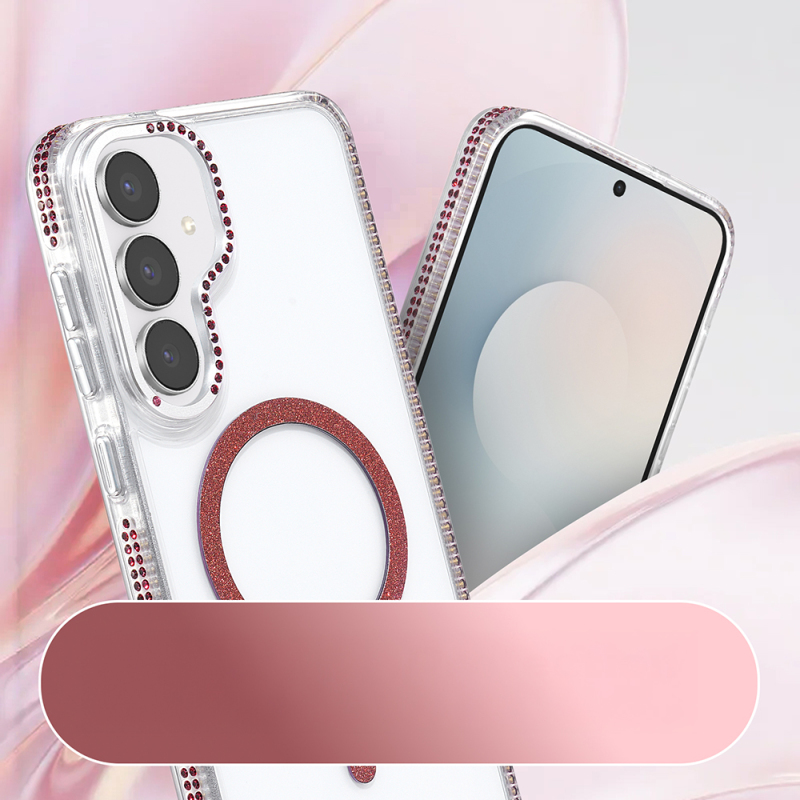 Galaxy S25 FE Kılıf M-safe Şarj Özellikli Zore Tera Silikon Kapak - 5