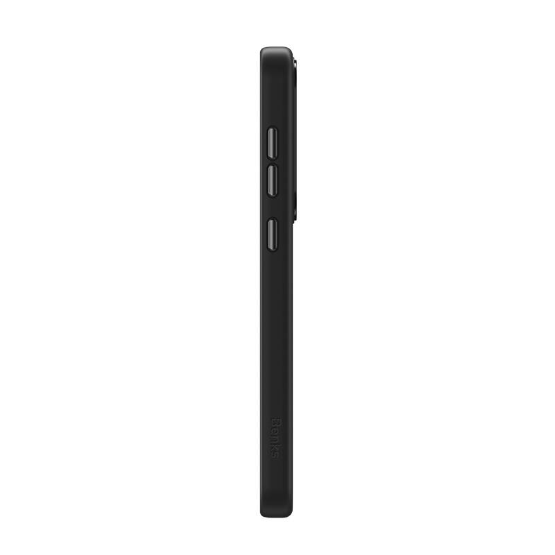 Galaxy S25 Kılıf M-safe Şarj Özellikli Şeffaf Arka Yüzey Benks MagClap TPU Çerçeve Kapak - 7