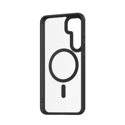 Galaxy S25 Kılıf M-safe Şarj Özellikli Şeffaf Arka Yüzey Benks MagClap TPU Çerçeve Kapak - 13