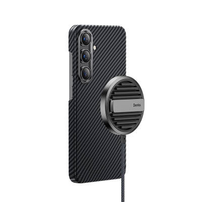 Galaxy S25 Plus Case M-safe Charging Carbon Fiber Benks Essential ArmorAir 600D Kevlar Cover - 3