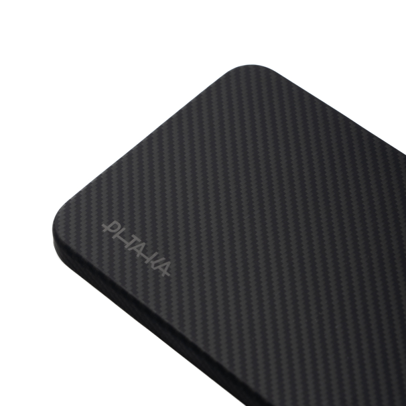 Galaxy S25 Plus Case Magsafe Charging Feature 600D Aramid Fiber Pitaka Ultra-Slim Classic Series Black-Grey Twill Cover - 8