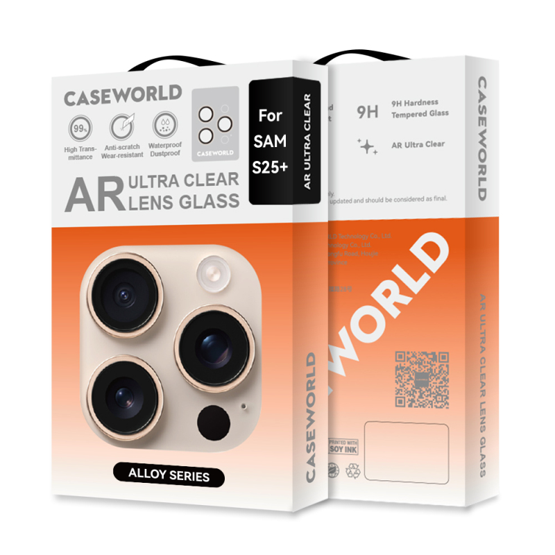 Galaxy S25 Plus CaseWorld Alloy Serisi Oleofobik Anti Reflective Kamera Lens Koruyucu - 8