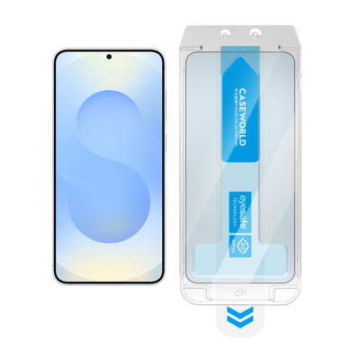 Galaxy S25 Plus CaseWorld Applicator Serisi 2.5D Eyesafe Mavi Işık Teknolojili 0.25mm Temperli Cam Ekran Koruyucu+ Uygulama Aparatı - 6