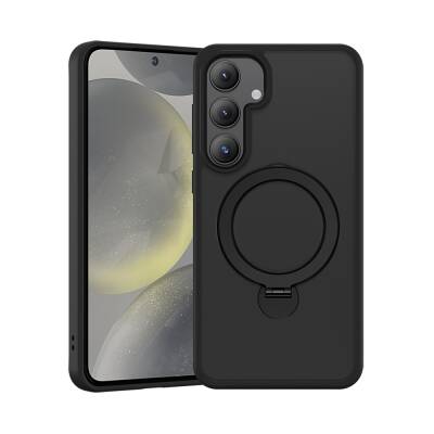 Galaxy S25 Plus Kılıf M-safe Şarj Özellikli Benks Standlı Mist Protective Kapak - 3