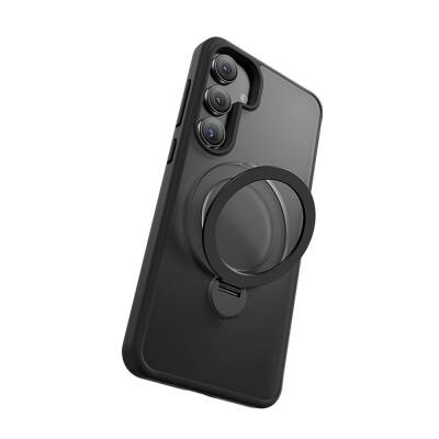 Galaxy S25 Plus Kılıf M-safe Şarj Özellikli Benks Standlı Mist Protective Kapak - 9