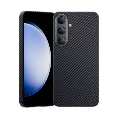 Galaxy S25 Plus Kılıf M-safe Şarj Özellikli Karbon Fiber Benks Essential ArmorAir 600D Kevlar Kapak - 1