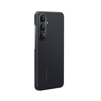 Galaxy S25 Plus Kılıf M-safe Şarj Özellikli Karbon Fiber Benks Montage ArmorAir Kevlar Kapak - 1