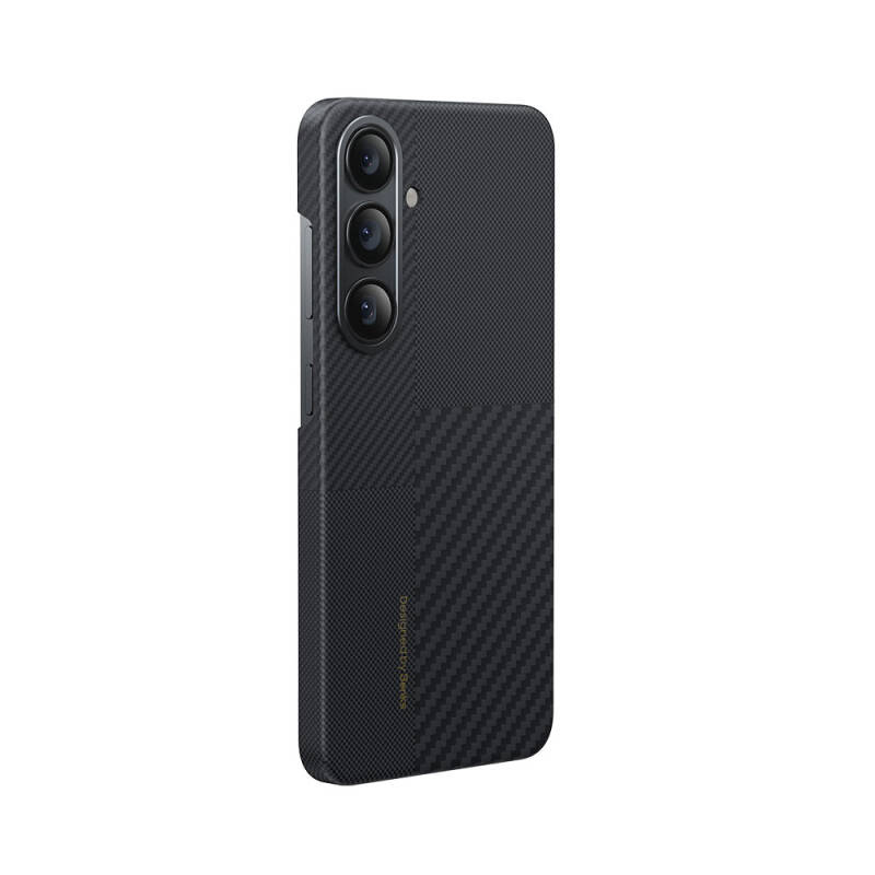 Galaxy S25 Plus Kılıf M-safe Şarj Özellikli Karbon Fiber Benks Montage ArmorAir Kevlar Kapak - 1