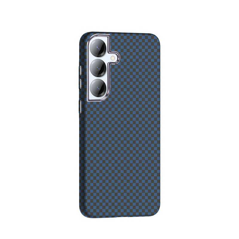 Galaxy S25 Plus Kılıf M-safe Şarj Özellikli Karbon Fiber Görünümlü Zore Gros Kapak - 14