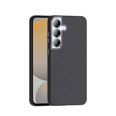 Galaxy S25 Plus Kılıf M-safe Şarj Özellikli Karbon Fiber Görünümlü Zore Gros Kapak - 2