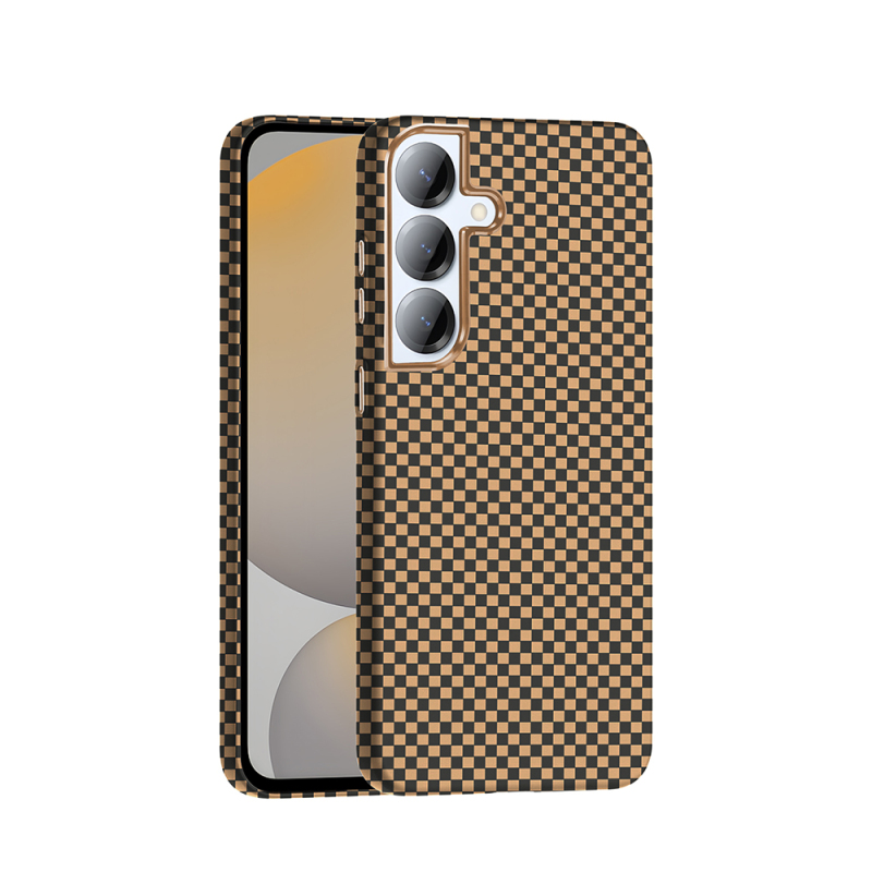 Galaxy S25 Plus Kılıf M-safe Şarj Özellikli Karbon Fiber Görünümlü Zore Gros Kapak - 3