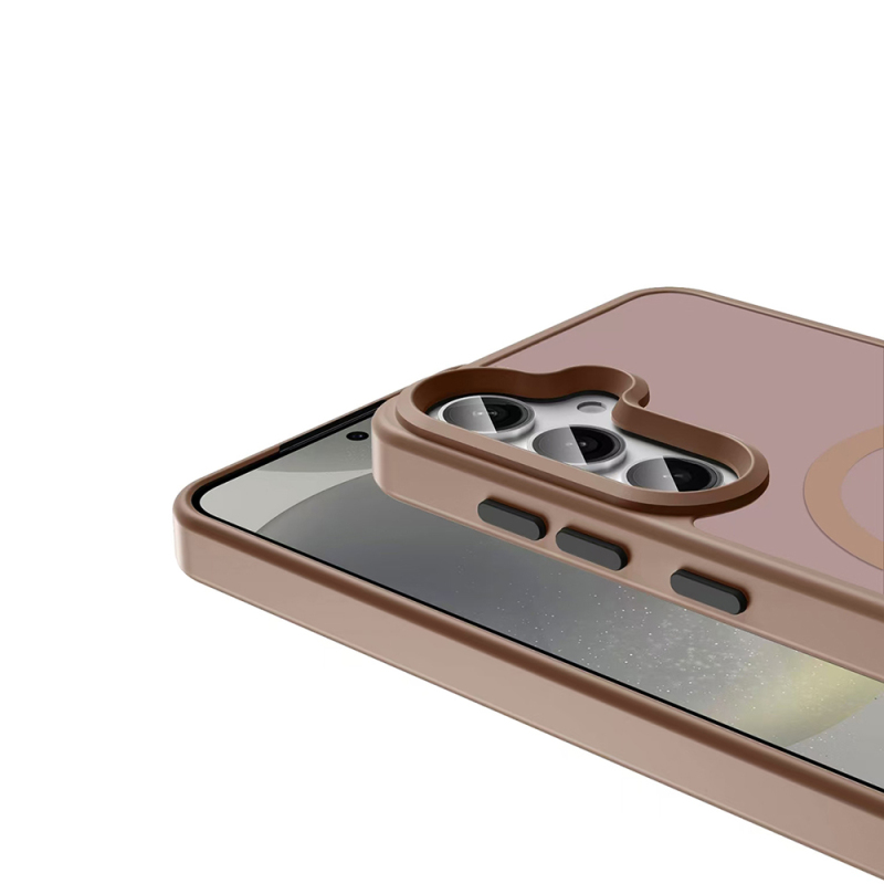 Galaxy S25 Plus Kılıf M-safe Şarj Özellikli Mat Arka Yüzey Zore Sio Kapak - 14
