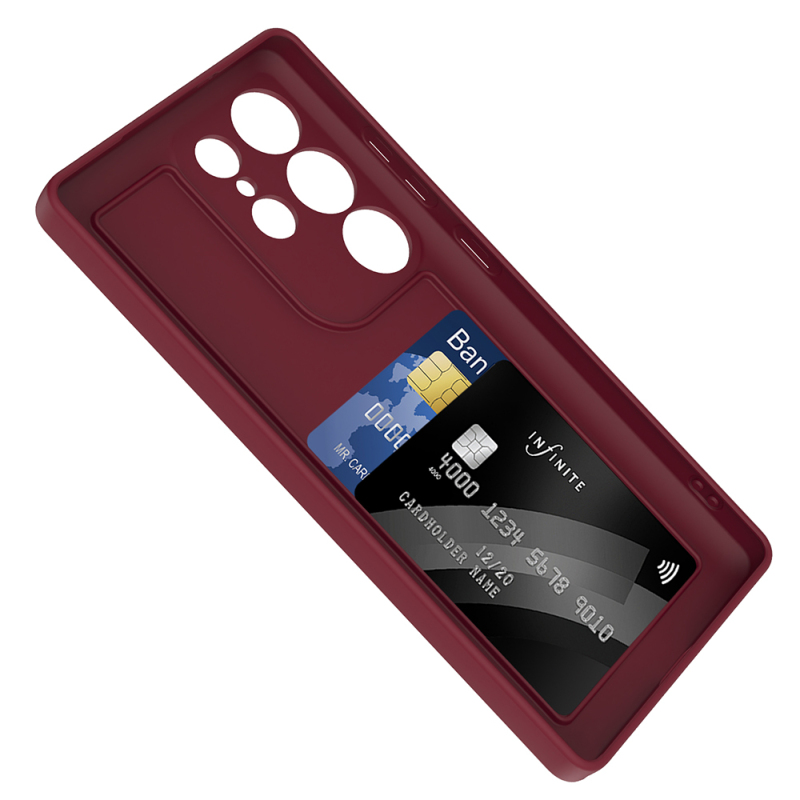 Galaxy S25 Ultra Case Camera Protection Card Holder Zore Vitra Cover - 11