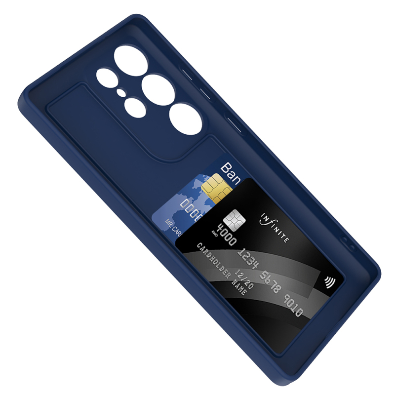 Galaxy S25 Ultra Case Camera Protection Card Holder Zore Vitra Cover - 17