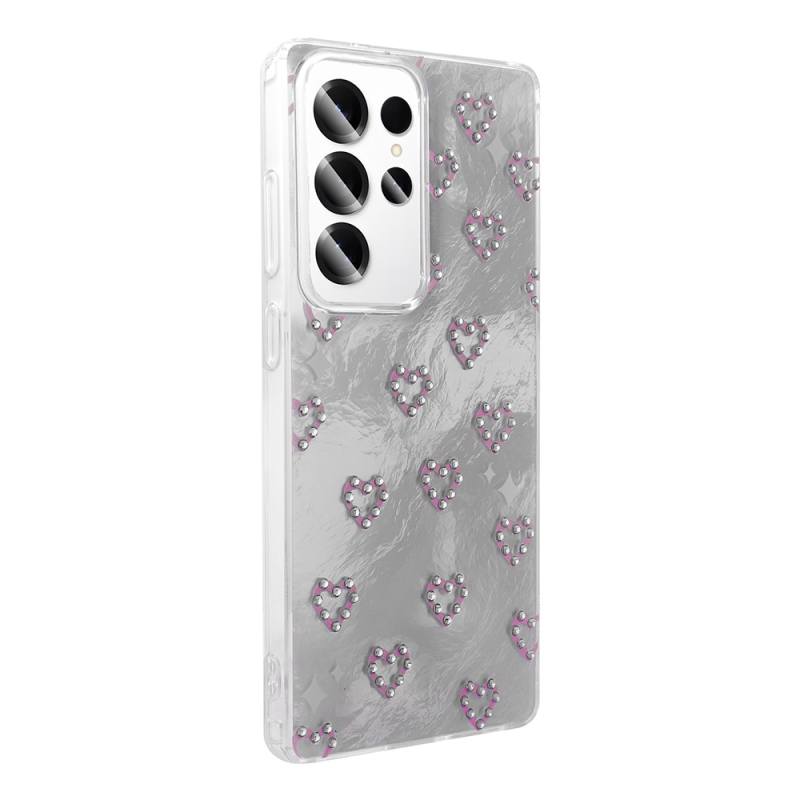 Galaxy S25 Ultra Case Camera Protection Figured Zore Ponti Silicone Cover - 12