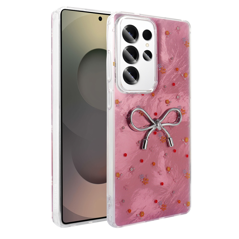 Galaxy S25 Ultra Case Camera Protection Figured Zore Ponti Silicone Cover - 2