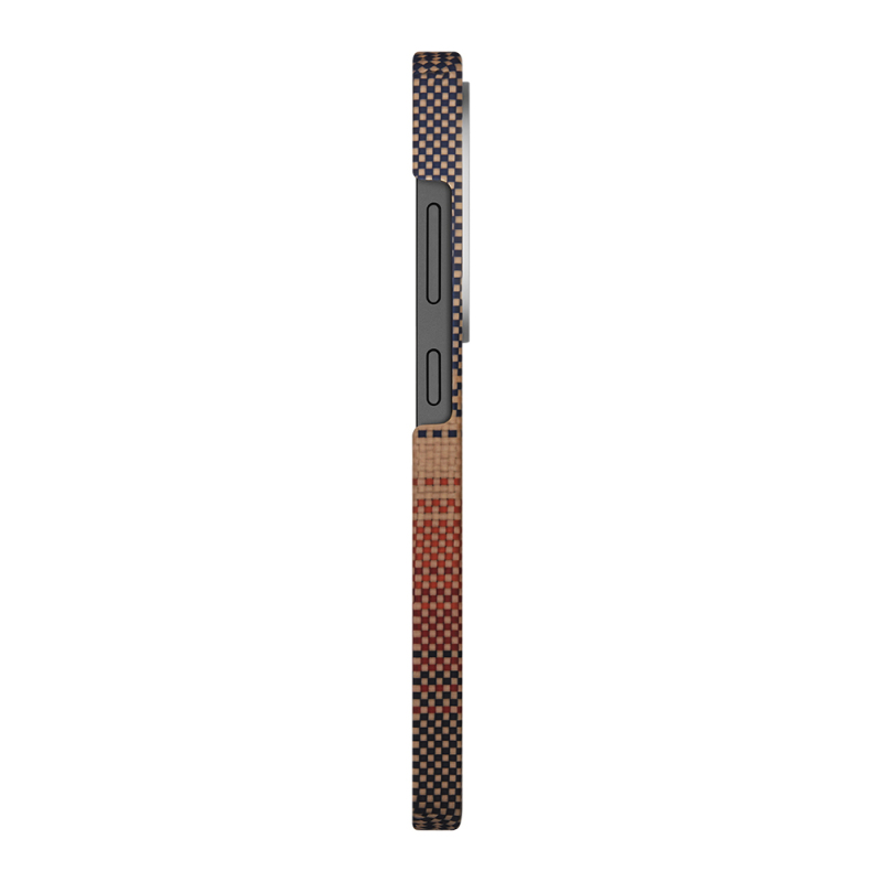 Galaxy S25 Ultra Case M-safe Charging Feature Aramid Fiber Pitaka Tactile Woven Sunset-Moonrise Series Cover - 8