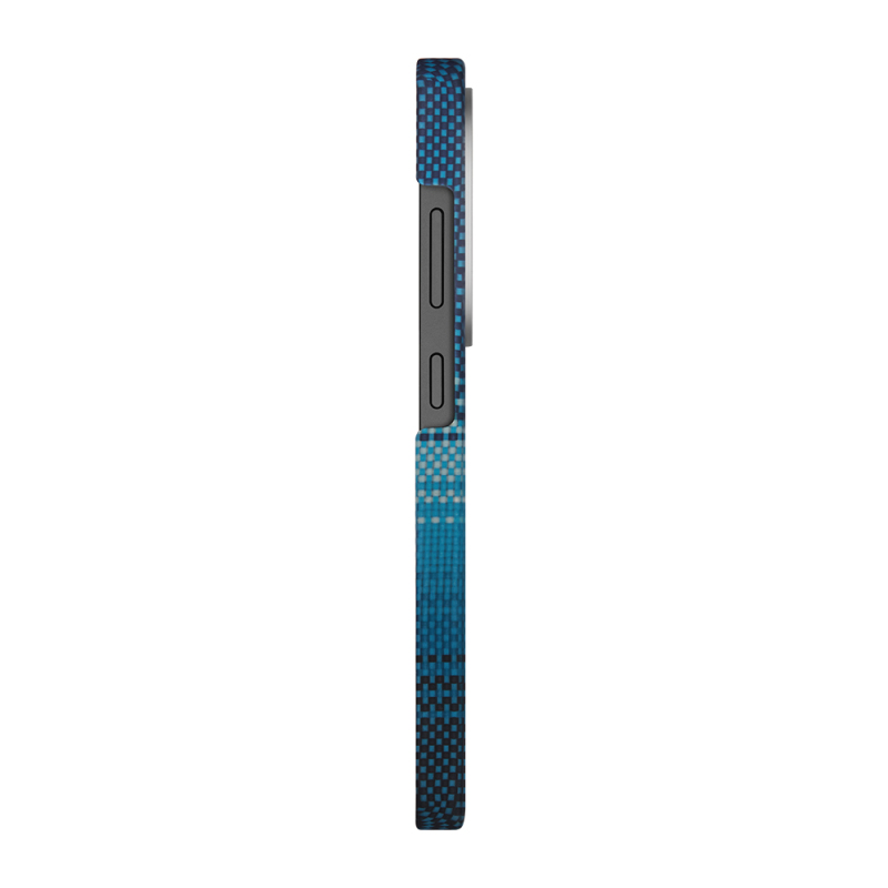 Galaxy S25 Ultra Case M-safe Charging Feature Aramid Fiber Pitaka Tactile Woven Sunset-Moonrise Series Cover - 14