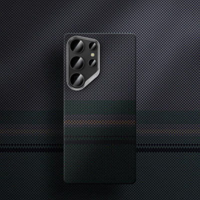 Galaxy S25 Ultra Case Magsafe Charging Carbon Fiber Design Benks Aurora ArmorAir Kevlar Cover - 9