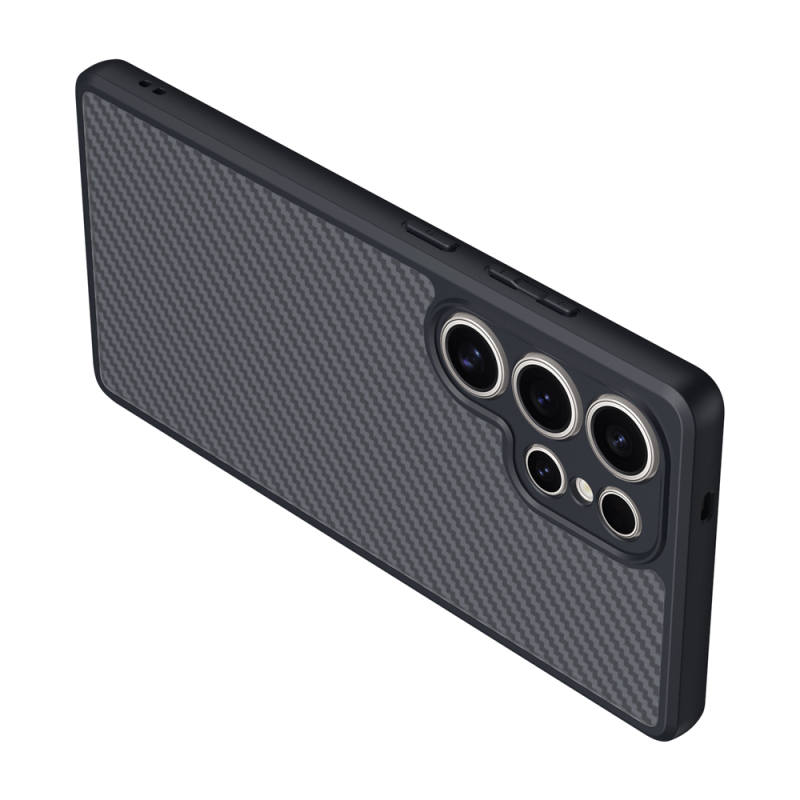 Galaxy S25 Ultra Case Magsafe Charging Carbon Fiber Design Zore Elnino Cover - 7