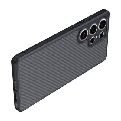 Galaxy S25 Ultra Case Magsafe Charging Carbon Fiber Design Zore Elnino Cover - 8