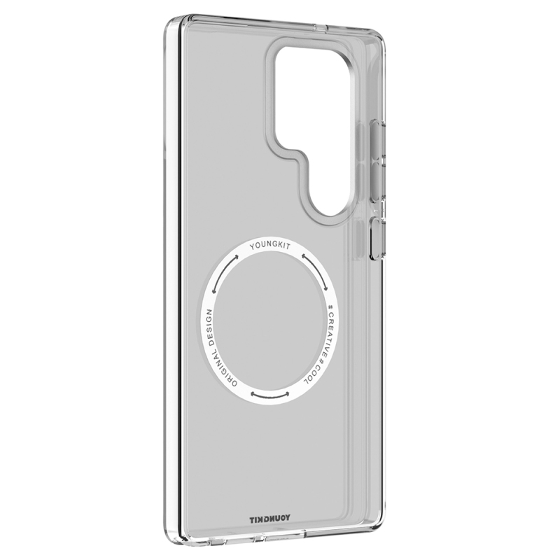 Galaxy S25 Ultra Case Magsafe Charging Feature Transparent Youngkit Crystal Shield Series Cover - 10