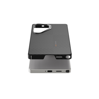 Galaxy S25 Ultra Case Magsafe Charging Featured 600D Metal Camera Frame Raptic Aramid Fiber Croxx Mondrian Series Cover - 5