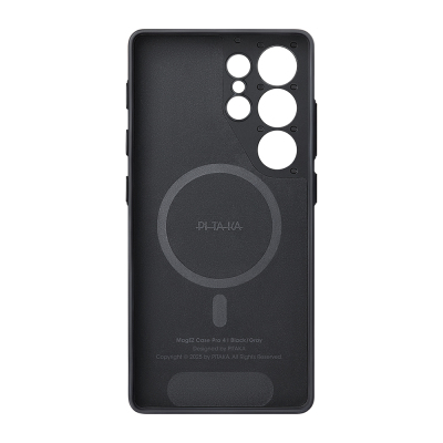 Galaxy S25 Ultra Case Magsafe Charging Featured Aramid Fiber Pitaka PinButton Series Cover with 3 Function Buttons - 3