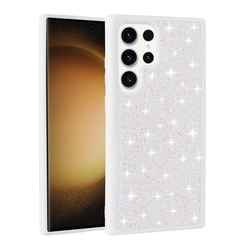 Galaxy S25 Ultra Case Shiny Stone Design Zore Pırlanta Cover - 5